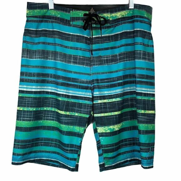 prAna Surf Boardshorts UPF 50+ Men's Size 34 Waist - Picture 1 of 10